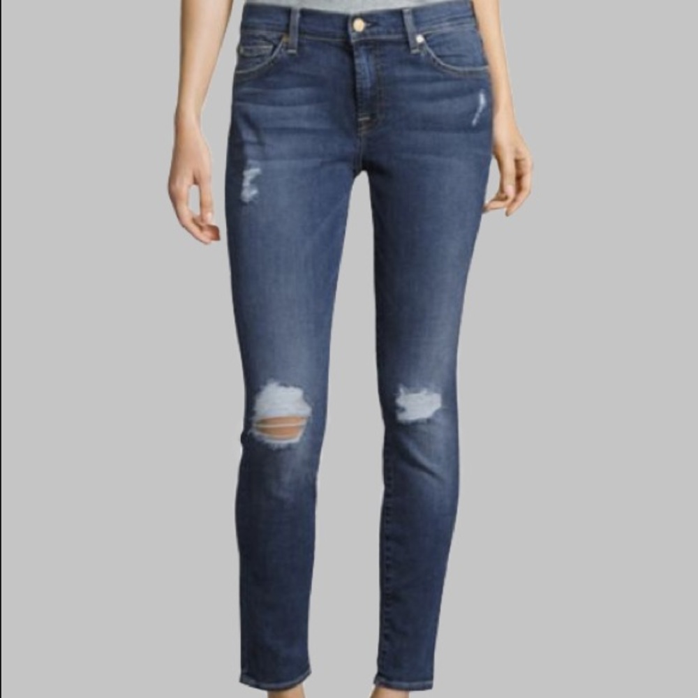 7 for all mankind high rise jeans